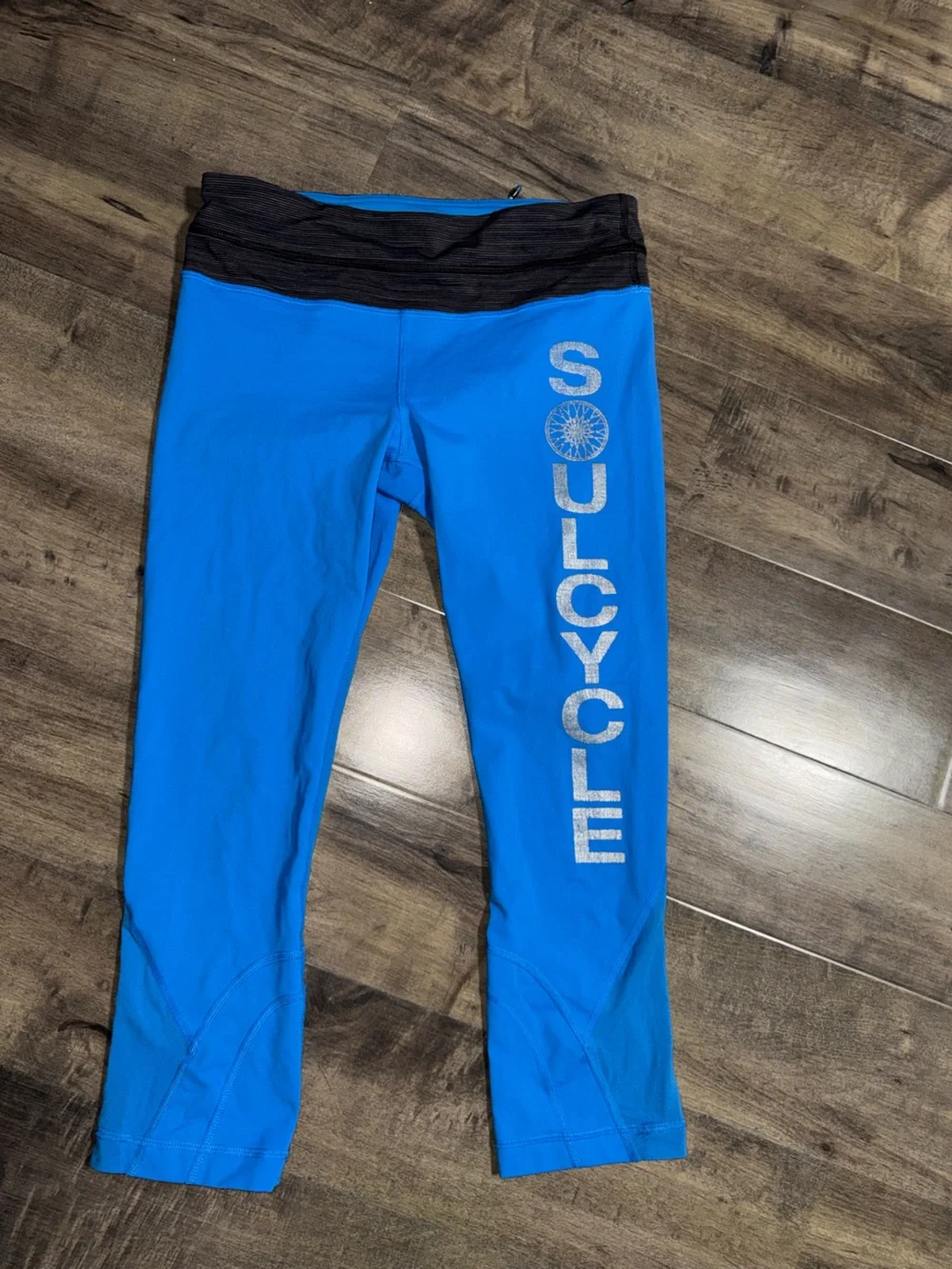 Lululemon x SoulCycle Cobalt Wunder Under Crop 6